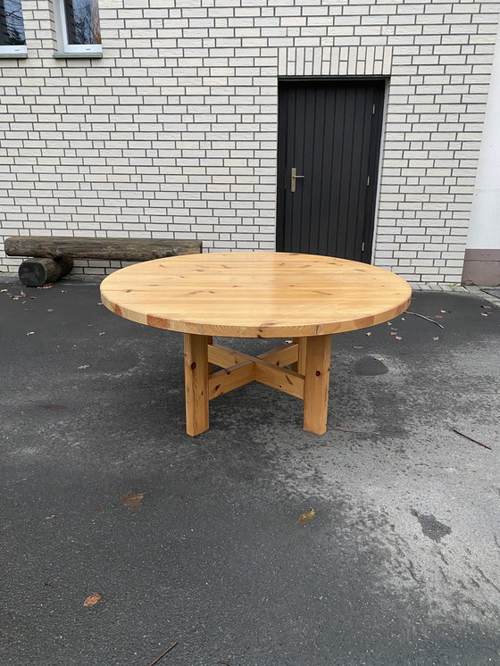 Image 1 of Roland Wilhelmsson Dining Table And 8 Chairs Pine Wood