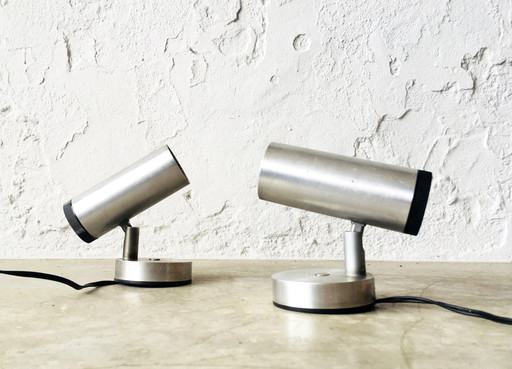 Set of 2 Adjustable Spotlights, 1970s