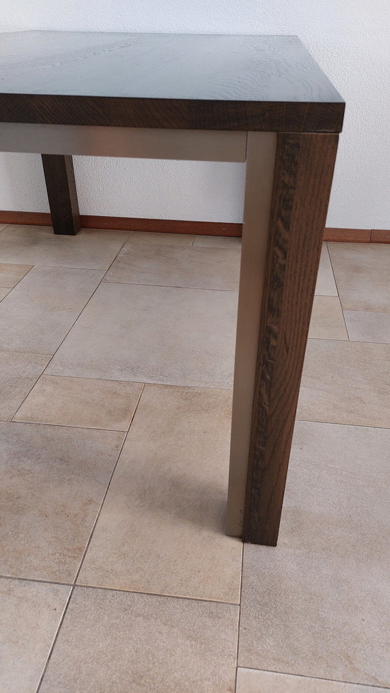 Image 1 of Bert Plantagie Smoked Grey oak dining table