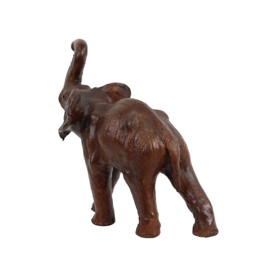 Image 1 of Statua di elefante vintage in pelle