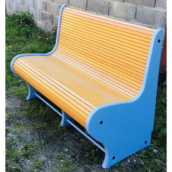 Image 1 of Vintage bench 2 places in wood