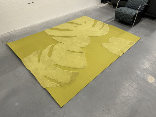 Jab Foglia Rug 190X250 Yellow Green