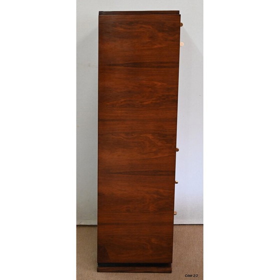 Image 1 of Vintage Art deco secretary in Rio rosewood, 1900s