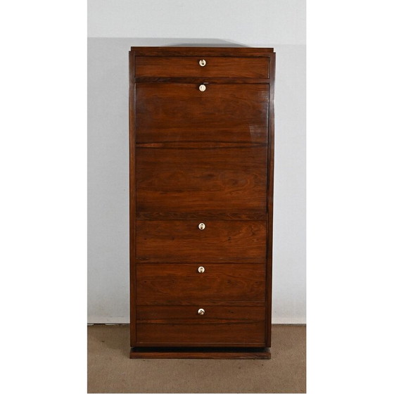 Image 1 of Vintage Art deco secretary in Rio rosewood, 1900s