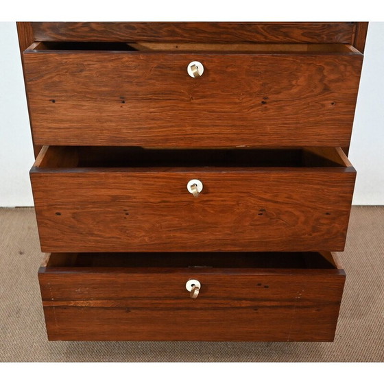 Image 1 of Vintage Art deco secretary in Rio rosewood, 1900s