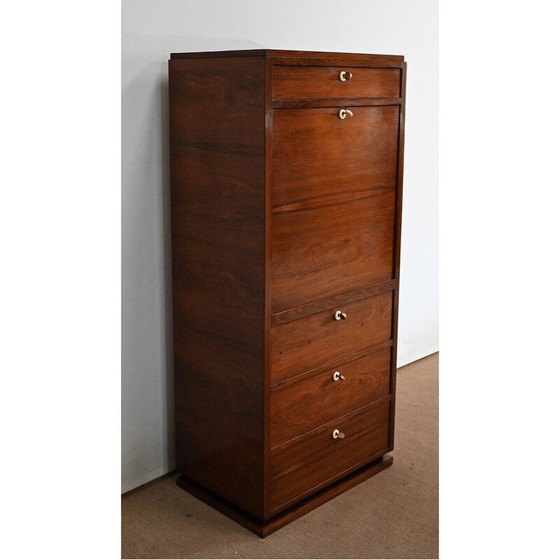 Image 1 of Vintage Art deco secretary in Rio rosewood, 1900s