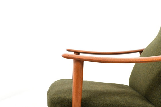 Image 1 of Mid-Century Danish Teak Reclining Lounge Chairs, 1960s, Set of 2