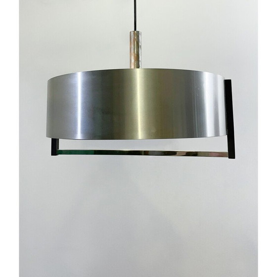 Image 1 of Lampada da soffitto vintage in alluminio, 1960