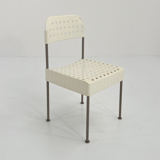 White Box Chair By Enzo Mari For Anonima Castelli, 1970S