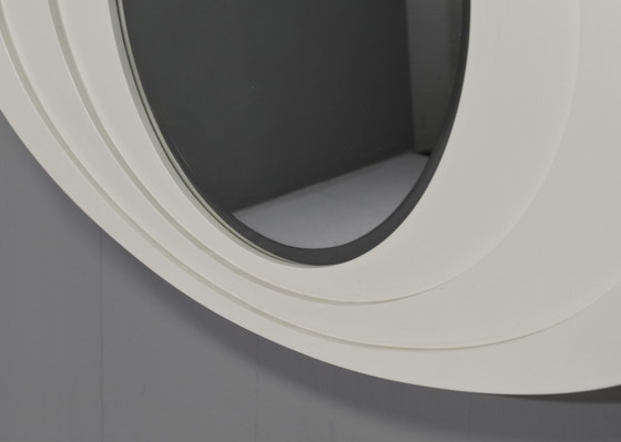 Image 1 of Italian mid-century Space Age oval mirror – Italy, circa 1970