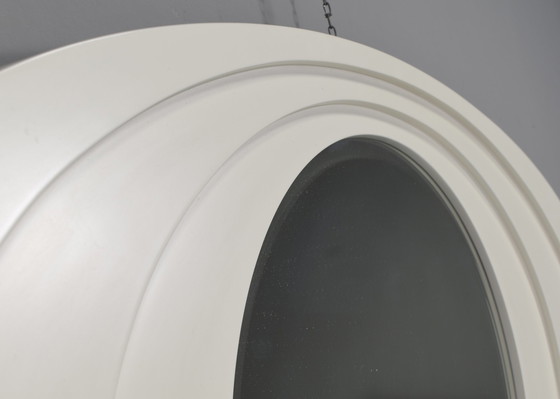 Image 1 of Italian mid-century Space Age oval mirror – Italy, circa 1970