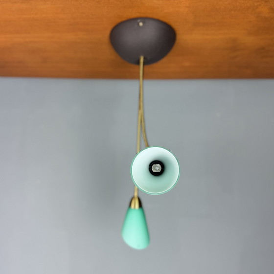 Image 1 of Lampada da soffitto a collo d'oca vintage Herda Holland 