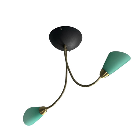 Image 1 of Lampada da soffitto a collo d'oca vintage Herda Holland 