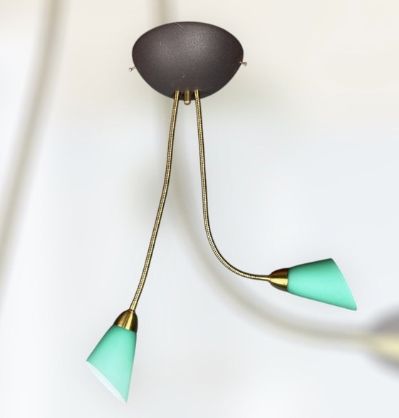 Image 1 of Lampada da soffitto a collo d'oca vintage Herda Holland 