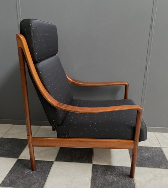 Image 1 of Wilhem Knoll highback chair  1960s 