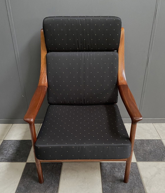 Image 1 of Wilhem Knoll highback chair  1960s 