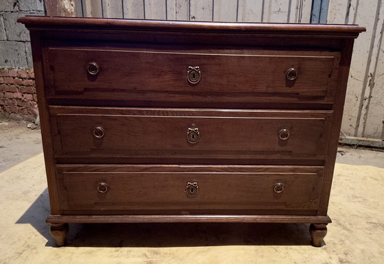 Image 1 of Antique oak chiffonniere - 1770