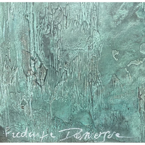 Image 1 of Vintage painting "Origins" by Frédérique Domergue