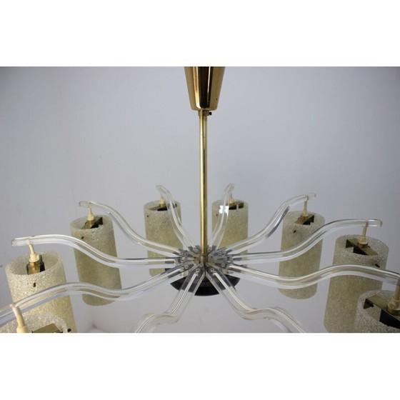 Image 1 of Vintage plastic chandelier, Raumleuchts, Germany 1970