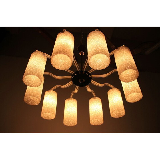 Image 1 of Vintage plastic chandelier, Raumleuchts, Germany 1970