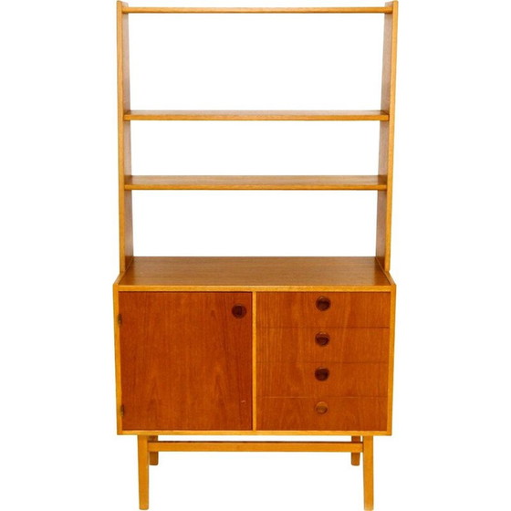 Image 1 of Libreria vintage in teak e rovere, Svezia 1960