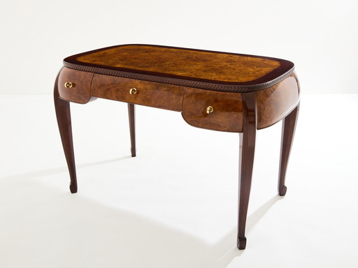 Süe & Mare Rosewood And Amboyna Burl Desk 1921