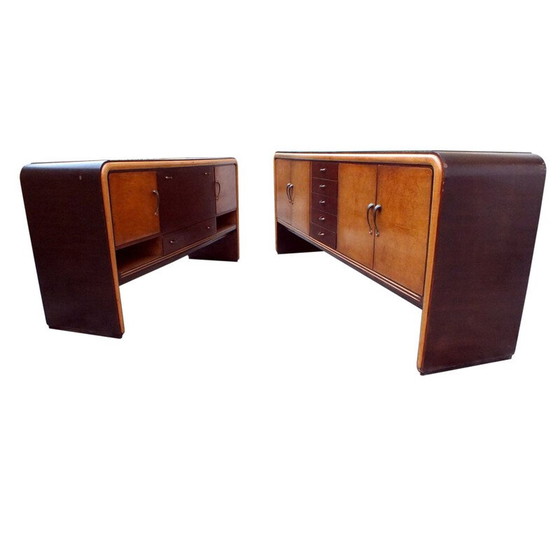 Image 1 of Vintage sideboard and cabinet bar Osvaldo Borsani 1930