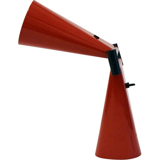 Vintage "Bowling" table lamp by Cesare Leonardi and Franca Stagi for Lumenform, 1970s