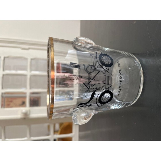 Image 1 of Secchiello per il ghiaccio vintage con 9 bicchieri, 1950