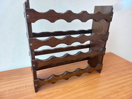 Image 1 of Antique Wooden Wine Rack