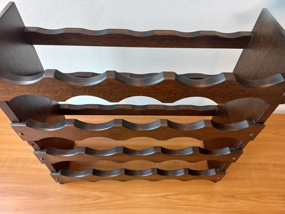 Image 1 of Antique Wooden Wine Rack