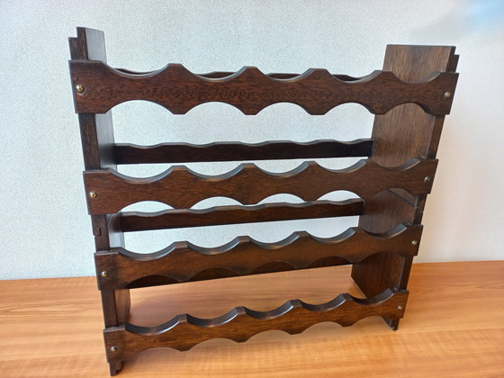 Image 1 of Antique Wooden Wine Rack