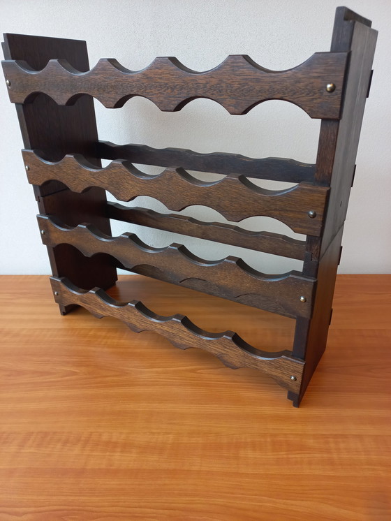 Image 1 of Antique Wooden Wine Rack