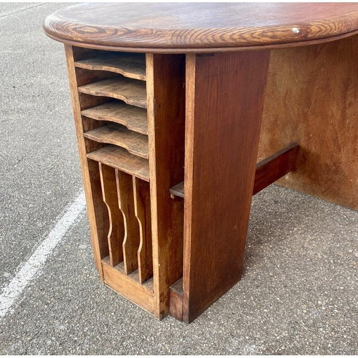 Vintage art deco desk with drawers