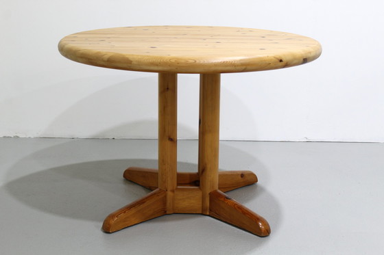 Image 1 of Table de salle à manger ronde Vintage Design - Rainer Daumiller Hirtshals Savværk