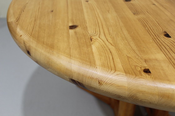 Image 1 of Tavolo da pranzo rotondo dal design vintage - Rainer Daumiller Hirtshals Savværk