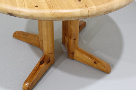 Image 1 of Tavolo da pranzo rotondo dal design vintage - Rainer Daumiller Hirtshals Savværk