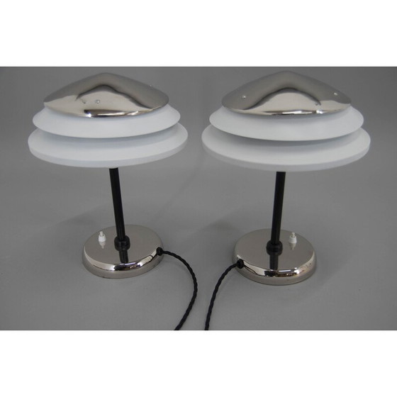 Image 1 of Pair of vintage table lamps by Zukov, 1950
