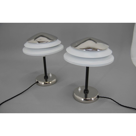 Image 1 of Pair of vintage table lamps by Zukov, 1950