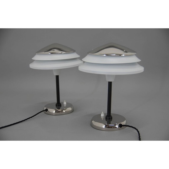 Image 1 of Pair of vintage table lamps by Zukov, 1950
