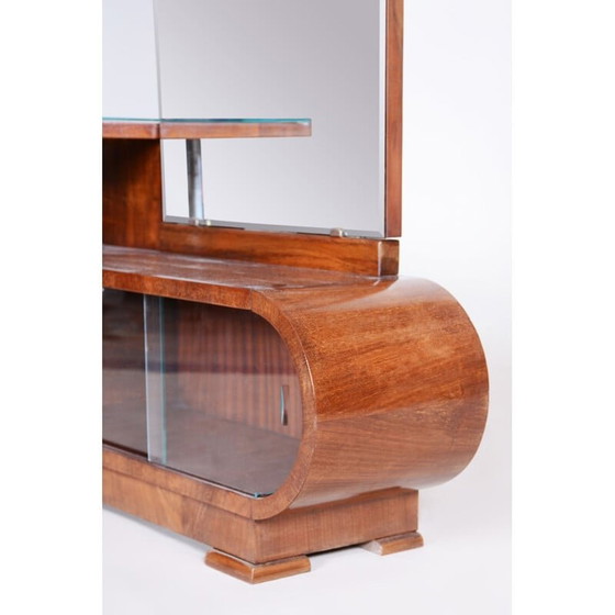 Image 1 of Tocador Art Déco de nogal marrón, 1920