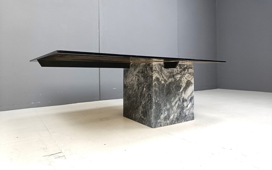 Image 1 of Marble Coffee Table By Artedi, 1980S