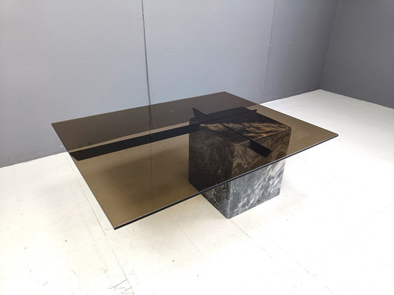 Image 1 of Marble Coffee Table By Artedi, 1980S