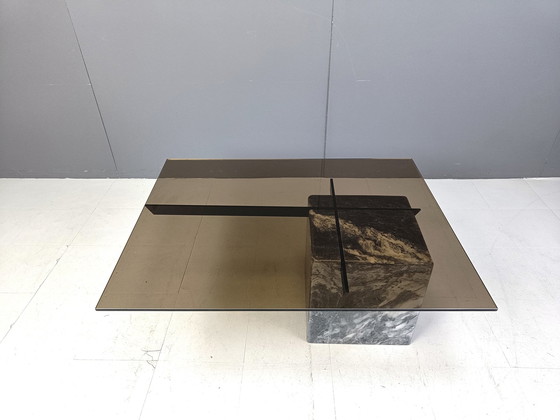 Image 1 of Marble Coffee Table By Artedi, 1980S