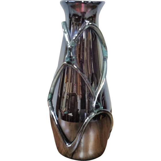 Image 1 of Vintage Openwork vase, Czechoslovakia
