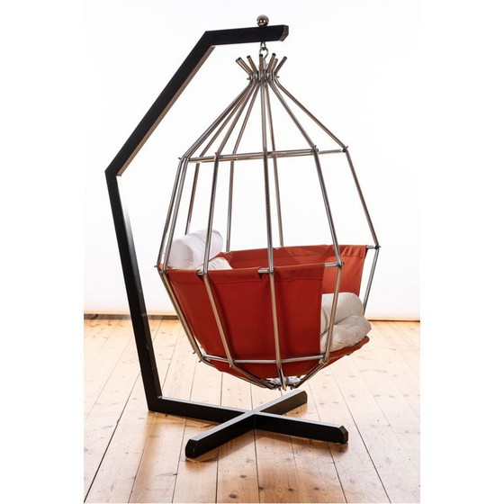 Image 1 of Sedia Papegojan vintage di Ib Arberg, Svezia, anni '70