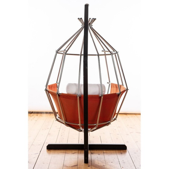 Image 1 of Sedia Papegojan vintage di Ib Arberg, Svezia, anni '70