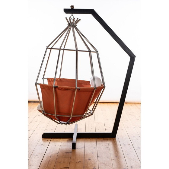 Image 1 of Sedia Papegojan vintage di Ib Arberg, Svezia, anni '70