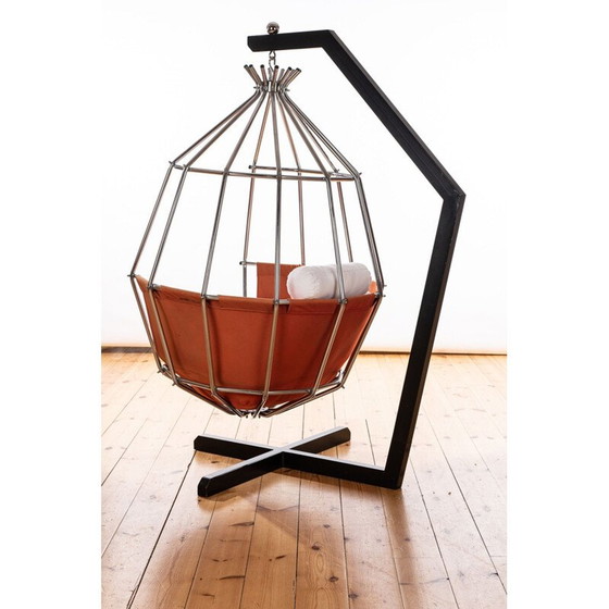 Image 1 of Sedia Papegojan vintage di Ib Arberg, Svezia, anni '70