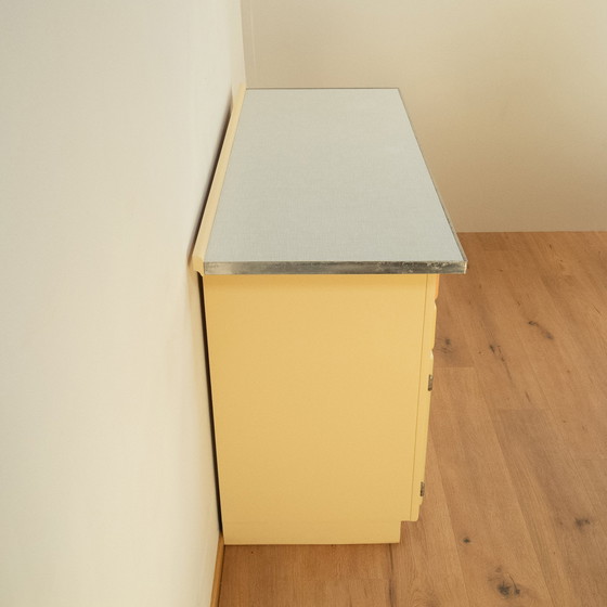 Image 1 of Kitchen cabinet with worktop, pastel colored lacquered, 1950s